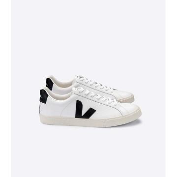 Veja ESPLAR LEATHER Sneakers Dames White/Black | BE 614VRW